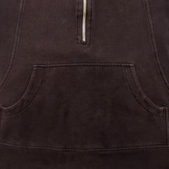 Lululemon Scuba Oversized Funnel Neck 1/2 Zip Womens Medium Brown Sweatshirt