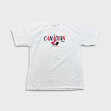 Vintage Y2K Molson Canadian Team Canada T Shirt Mens XL White NHL Hockey Tee
