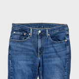 Levi's 514 Jeans Mens 32x30 Blue Slim Straight Fit Stretch Faded Medium Wash Denim Pants