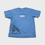 Uniqlo Dragon Ball Z T Shirt Mens Large Blue Trunks Fusion Ha Anime Graphic Tee