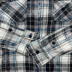 True Religion Shirt Mens Large Multicolor Plaid Western Long Sleeve Button Up