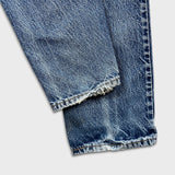 Vintage 90s Levi's 619 Jeans Mens 32x34 Orange Tab Medium Wash Slim Straight