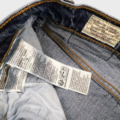 Levi's Ribcage Straight Ankle Jeans Womens 28x27 Blue High Rise Medium Wash Denim Pants