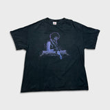 Vintage 2005 Jimi Hendrix Purple Haze T Shirt Mens XL Black Faded Rock Band Tee