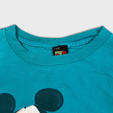 Vintage 90s Mickey Mouse T Shirt Mens Small Blue Disney Graphic Short Sleeve Tee