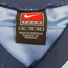 Vintage 90s Nike North Carolina Tar Heels Jersey Mens XL Blue College Basketball NCAA Sewn