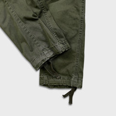 G-Star Raw Pants Mens 34x29 Green Rovic Zip 3D Tapered Cuff Utility Cargo Trouser
