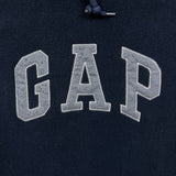 Vintage 90s Gap Fleece Mens Large Blue Spell Out Outdoor Pullover Jacket
