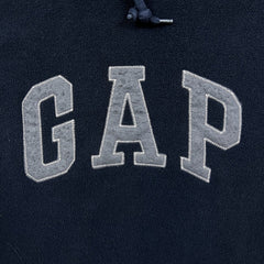 Vintage 90s Gap Fleece Mens Large Blue Spell Out Outdoor Pullover Jacket
