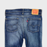 Levi's 510 Skinny Jeans Mens 33x30 Blue Medium Wash Stretch Mid Rise Tapered Leg Denim Pants