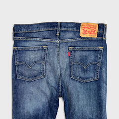 Levi's 510 Skinny Jeans Mens 33x30 Blue Medium Wash Stretch Mid Rise Tapered Leg Denim Pants
