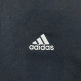 Adidas Essentials Hoodie Mens XL Black Stripe Lightweight Hooded Sweater