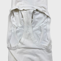 Lululemon Sleeveless Hoodie Womens Size 4 White Athletic Racerback Strap