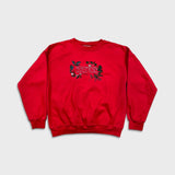 Vintage 90s Northern Reflections Bird Sweatshirt Mens Medium Red Animal Pullover