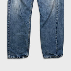Levi's 505 Jeans Mens 34x30 Blue Regular Fit Straight Leg Medium Wash Denim Pants