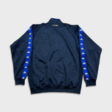 Vintage Y2K Kappa Sweatshirt Mens Medium Blue Japan University 1/4 Zip Tracksuit Top