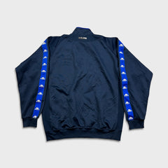 Vintage Y2K Kappa Sweatshirt Mens Medium Blue Japan University 1/4 Zip Tracksuit Top