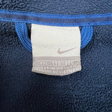 Vintage Y2K Nike Sportswear Jacket Mens 2XL Blue Swoosh Spell Out Full Zip Bomber Coat