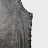 Milwaukee Leather Vest Mens 2XL Brown Roulette Distressed 10 Pocket Biker
