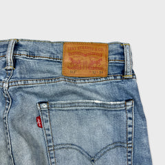 Levi’s 513 Jeans Mens 32x30 Blue Slim Straight Fit Light Wash Faded Denim Pants