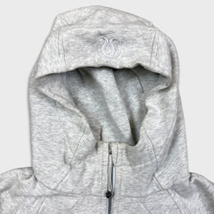 Lululemon Scuba Hoodie Womens Size 10 Gray Full Zip Sports Hooded Sweater