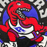 Mitchell & Ness Toronto Raptors Hoodie Mens XL Gray Classic Logo NBA Basketball Sweater