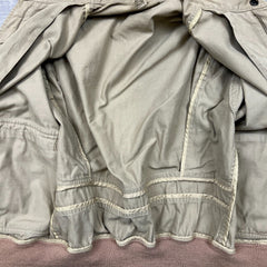 Vintage 90s Polo Ralph Lauren Harrington Jacket Mens Small Beige Full Zip Bomber