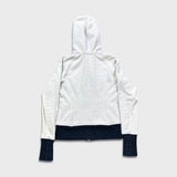 Lululemon Scuba Hoodie Womens Small White Full Zip Sports Hooded Sweater