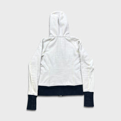 Lululemon Scuba Hoodie Womens Small White Full Zip Sports Hooded Sweater