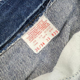Vintage 90s Levi's 619 Jeans Mens 34x29 Blue Dark Wash Orange Tab Faded Denim Pants