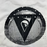 Vintage Y2K Quiksilver Sweatshirt Mens Small White Surf Skater Graphic Pullover
