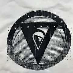 Vintage Y2K Quiksilver Sweatshirt Mens Small White Surf Skater Graphic Pullover