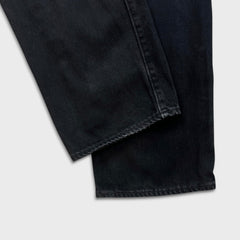 Levi's 501 Jeans Mens 32x32 Black Original Straight Leg Dark Wash Denim Pants