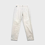 Vintage 90s Wrangler Mom Jeans Womens 34x32 White USA High Waist Taper Leg Denim