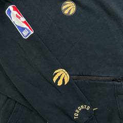 Nike Toronto Raptors Hoodie Mens 3XL Black City Edition Courtside NBA Basketball Hooded Sweater