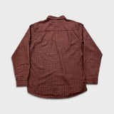The North Face Shirt Mens Large Red Plaid Button Up Checkered Pocket Long Sleeve