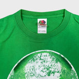 Vintage 2008 Nintendo Super Mario Bros T Shirt Mens Medium Green 1UP Get A Life Tee
