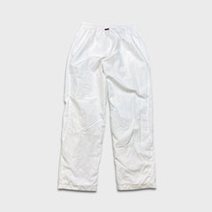 Vintage Y2K Kappa Gara AS Roma Track Pants Mens 2XL White Athletic Sportswear FIFA