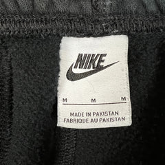 Nike Sportswear Sweatpants Mens Medium Black Swoosh Taper Leg Jogger