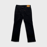 Levi's 541 Jeans Mens 31x28 Black Athletic Taper Stretch Dark Wash Denim Pants