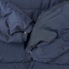 Vintage 90s Tommy Hilfiger Jacket Mens XL Blue Tommy Flag Full Zip Puffer Down Bomber