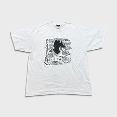 Vintage 2009 Notorious BIG T Shirt Mens XL White 10 Commandments Rap Tee