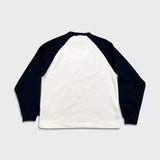 Vintage 90s Nautica Fleece Jacket Mens Small White Spell Out Pullover