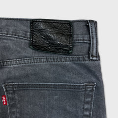 Levi’s 513 Jeans Mens 34x32 Gray Slim Straight Fit Casual Faded Denim Pants