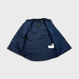 Levi's Vest Mens Large Blue Button Up Puffer Outdoor Lightweight Jacket