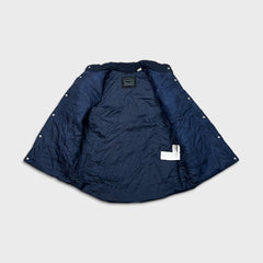 Levi's Vest Mens Large Blue Button Up Puffer Outdoor Lightweight Jacket