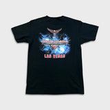 Vintage 90s Harley Davidson Cafe T Shirt Mens Medium Black Las Vegas Lightning USA Tee