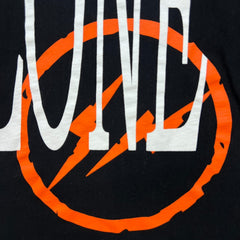 VLONE x Fragment Design T Shirt Mens Medium Black Lightning Bolt Staple Tee