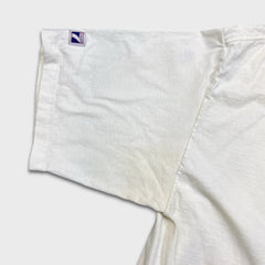 Vintage 1995 Logo 7 NCAA Final Four Championship T Shirt Mens XL White Manhattan Jaspers Basketball Tee