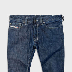 Diesel Safado Jeans Mens 32x30 Blue Regular Slim Straight Dark Wash Denim Pants